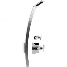 Graff GF4.000A-C9S-PC - Luna Thermostatic Shower Set (Rough & Trim)