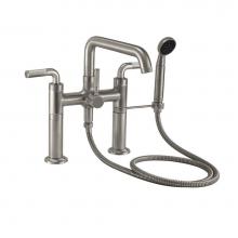 California Faucets 0908-80.20-MOB - Industrial Deck Mount Tub Filler