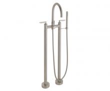 California Faucets 1103-45.20-MOB - Contemporary Floor Mount Tub Filler