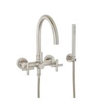 California Faucets 1106-74.18-RBZ - Contemporary Wall Mount Tub Filler