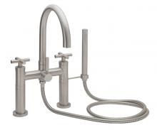 California Faucets 1108-62.18-RBZ - Contemporary Deck Mount Tub Filler