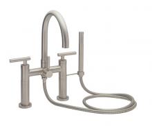 California Faucets 1108-66.20-RBZ - Contemporary Deck Mount Tub Filler