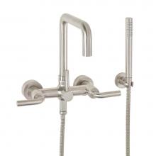 California Faucets 1206-45X.20-MOB - Contemporary Wall Mount Tub Filler