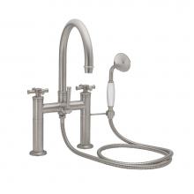 California Faucets 1308-47.18-RBZ - Traditional Deck Mount Tub Filler