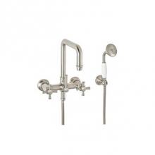 California Faucets 1406-69.18-WHT - Traditional WallMount Tub Filler