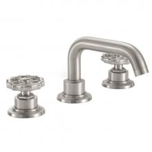 California Faucets 8002WZB-MOB - 8'' Widespread Lavatory Faucet with ZeroDrain - Wheel Handles with ZeroDrain