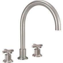 California Faucets 4508AX-PC - Complete Roman Tub Set