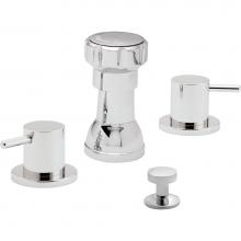 California Faucets 6204-MWHT - Bidet Set