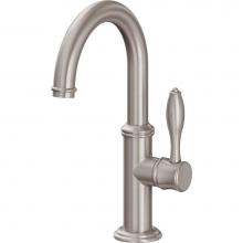 California Faucets 6409-1-PC - Single Hole Lavatory/Bar/Prep Faucet - Low Spout