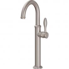 California Faucets 6409-2-PC - Single Hole Lavatory/Bar/Prep Faucet - High Spout