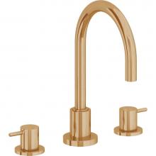 California Faucets 6202ZBF-BBU - 8'' Widespread Lavatory Faucet with Completely Finished ZeroDrain