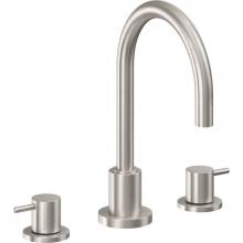 California Faucets 6202ZB-USS - 8'' Widespread Lavatory Faucet with ZeroDrain