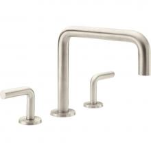 California Faucets 7408-MWHT - Complete Roman Tub Set