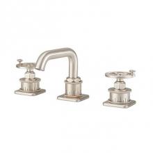 California Faucets 8502W-MOB - Widespread Low Spout - Wheel Handle