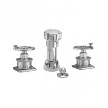 California Faucets 8504W-MOB - Bidet Set  - Wheel Handle