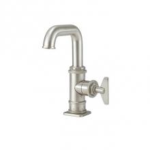 California Faucets 8509B-1-MOB - Single Hole Lavatory/Bar/Prep Faucet with Blade Handle - Low Spout