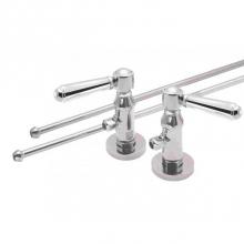 California Faucets 9821-35-MIDX-PC - Deluxe Angle Stop Kit for Pedestals