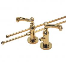 California Faucets 9821-62-PC - Deluxe Angle Stop Kit for Pedestals