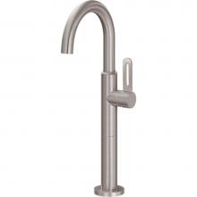 California Faucets E309R-2-PC - Single Hole Lavatory/Bar/Prep Faucet - High Spout