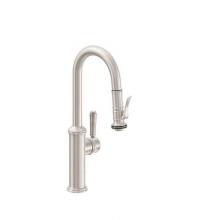 California Faucets K10-101SQ-61-MOB - Pull-Down Prep/Bar Faucet with Squeeze or Button Sprayer