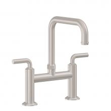 California Faucets K30-123-TL-PC - Bridge Kitchen Faucet - Quad Spout