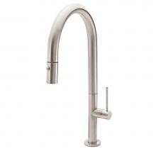 California Faucets K50-100-FB-MOB - Pull-Down Kitchen Faucet - High Arc Spout