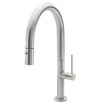 California Faucets K50-102-BFB-MOB - Pull-Down Kitchen Faucet - Low Arc Spout