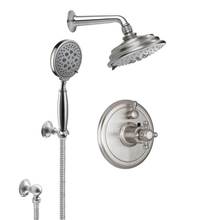 California Faucets KT02-47.18-RBZ - Monterey  Styletherm 1/2'' Thermostatic Shower System with Showerhead and Hand Shower