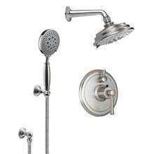 California Faucets KT02-48.20-RBZ - Miramar Styletherm 1/2'' Thermostatic Shower System with Showerhead and Hand Shower