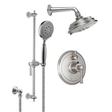 California Faucets KT03-48.18-RBZ - Miramar Styletherm 1/2'' Thermostatic Shower System with Hand Shower Slide Bar