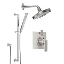 California Faucets KT03-77.20-RBZ - Morro Bay Styletherm 1/2'' Thermostatic Shower System with Hand Shower Slide Bar