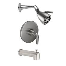 California Faucets KT10-30K.20-RBZ - Descanso Pressure Balance Shower System with Showerhead and Tub Spout