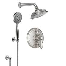 California Faucets KT12-33.25-RBZ - Montecito Styletherm 1/2'' Thermostatic Shower System with Shower Head and Hand Shower o