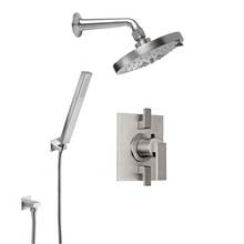 California Faucets KT12-77.18-RBZ - Morro Bay Styletherm 1/2'' Thermostatic Shower System with Shower Head and Hand Shower o