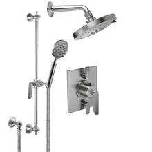 California Faucets KT13-45.20-RBZ - Rincon Bay Styletherm 1/2'' Thermostatic Shower System with Showerhead and Hand Shower o