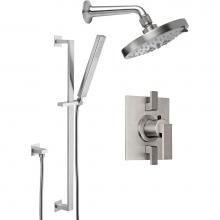 California Faucets KT13-77.18-PC - Morro Bay StyleTherm® 1/2'' Thermostatic Shower System with Showerhead and Handshow