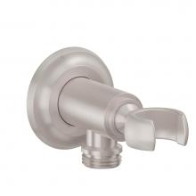 California Faucets SH-25-45-PC - Supply Elbow with Handshower Holder - Concave Base