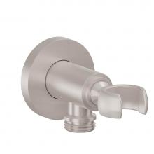 California Faucets SH-25-65-PC - Supply Elbow with Handshower Holder - Round Base