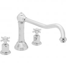 California Faucets 3208-PC - Complete Roman Tub Set