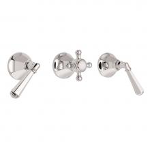 California Faucets TO-4603L-RBZ - 3 Handle Tub And Shower Trim Only