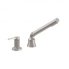 California Faucets TO-53K.62-FR-PC - Handshower & Diverter Trim Only for Roman Tub - Knurled Insert