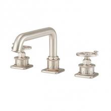 California Faucets 8508W-MOB - Complete Low Spout Roman Tub Set - Wheel Handle