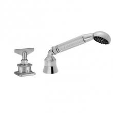 California Faucets TO-85B.15.18-PC - Industrial Handshower & Diverter Trim Only for Roman Tub - Blade Handle