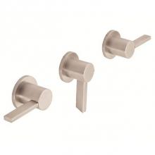 California Faucets TO-E303L-RBZ - 3 Handle Tub And Shower Trim Only