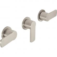 California Faucets TO-E403L-PC - 3 Handle Tub and Shower Trim Only