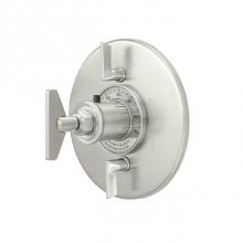 California Faucets TO-TH2L-85B-MOB - StyleTherm ® Round with Dual Volume Control - Blade Handle