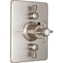 California Faucets TO-THC2L-61XD-PC - StyleTherm® Trim Only with Dual Volume Control