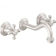 California Faucets TO-V6102X-7-PC - Two Handle Lavatory Wall Faucet Trim Only