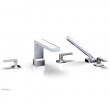 Phylrich 181-49/03U - Deck Tub Set Radi W/ Hs, Lever Handle