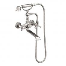 Newport Brass 1600-4282/15P - Exposed Tub & Hand Shower Set - Wall Mount